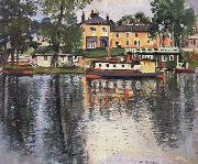 George Leslie Hunter Reflections,Balloch oil painting reproduction